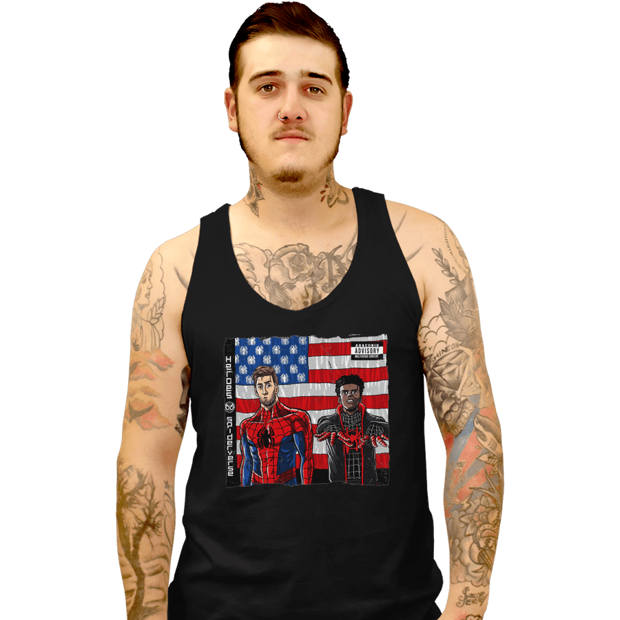 Shirts Tank Top, Unisex / Small / Black Spider-Verse