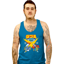 Load image into Gallery viewer, Shirts Tank Top, Unisex / Small / Sapphire X-Slash
