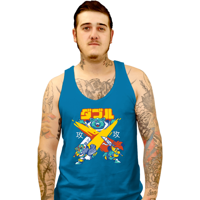 Shirts Tank Top, Unisex / Small / Sapphire X-Slash