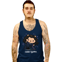 Load image into Gallery viewer, Shirts Tank Top, Unisex / Small / Navy Hello Agatha
