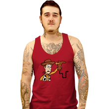 Load image into Gallery viewer, Secret_Shirts Tank Top, Unisex / Small / Red Snake In A Boot
