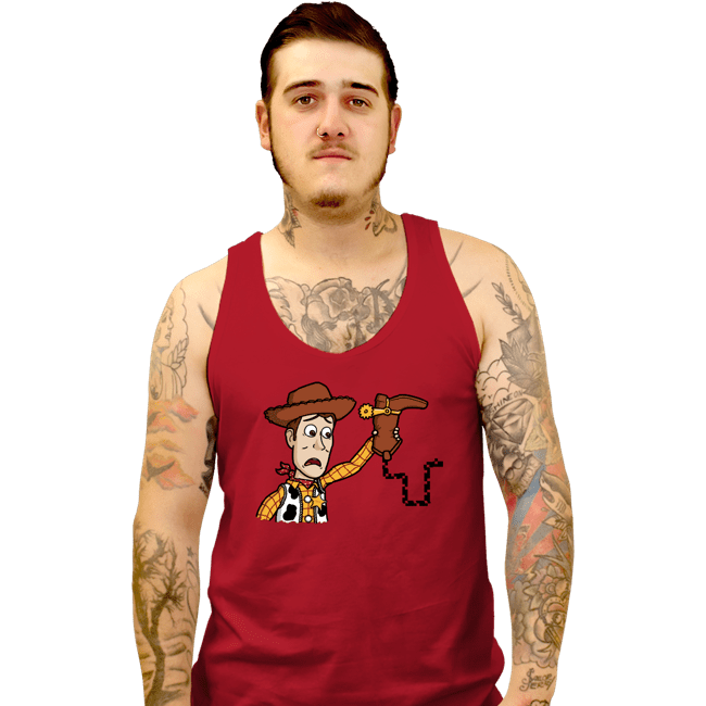Secret_Shirts Tank Top, Unisex / Small / Red Snake In A Boot