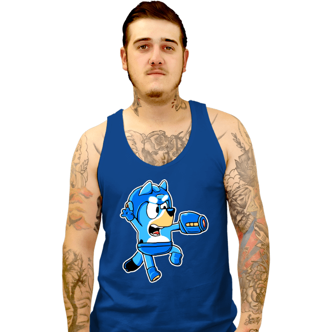 Secret_Shirts Tank Top, Unisex / Small / Royal Blue Bluey Bomber