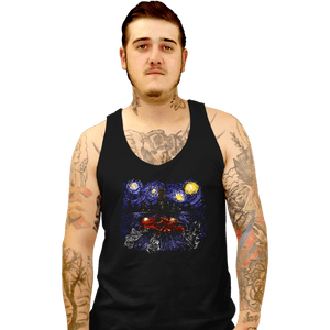 Daily_Deal_Shirts Tank Top, Unisex / Small / Black Starry Neo-Tokyo