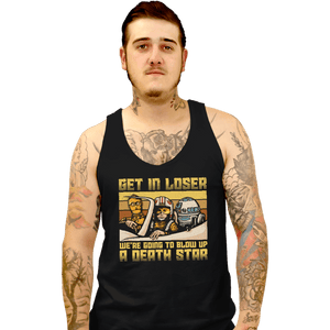 Daily_Deal_Shirts Tank Top, Unisex / Small / Black Blow Up The Deathstar