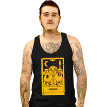 Load image into Gallery viewer, Shirts Tank Top, Unisex / Small / Black Robo Tarot Card
