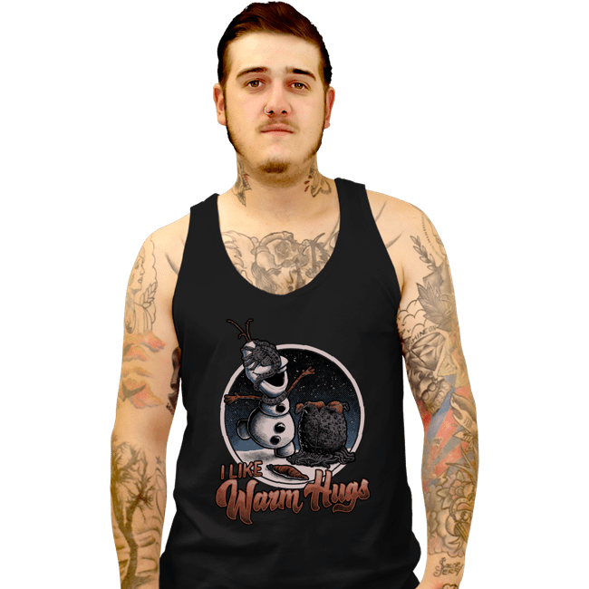 Daily_Deal_Shirts Tank Top, Unisex / Small / Black Alien Hugs