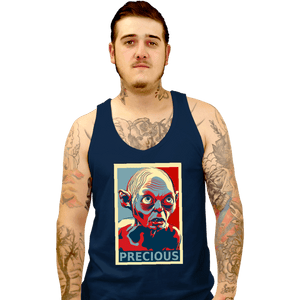 Shirts Tank Top, Unisex / Small / Navy Precious