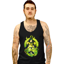 Load image into Gallery viewer, Shirts Tank Top, Unisex / Small / Black Verdant Strider Tighnari
