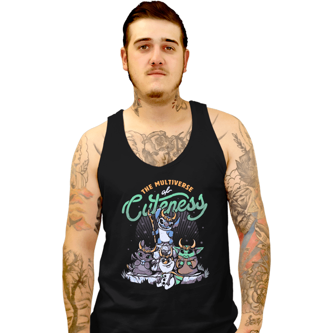 Shirts Tank Top, Unisex / Small / Black Multiverse Of Cuteness