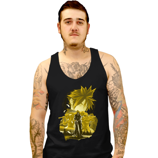 Daily_Deal_Shirts Tank Top, Unisex / Small / Black Cloud Strife