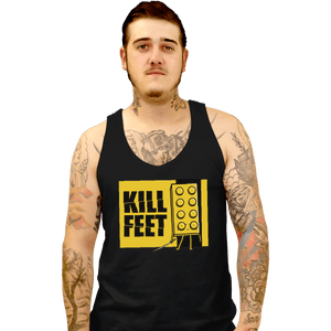 Shirts Tank Top, Unisex / Small / Black Kill Feet