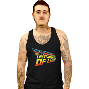 Daily_Deal_Shirts Tank Top, Unisex / Small / Black Power Of Love