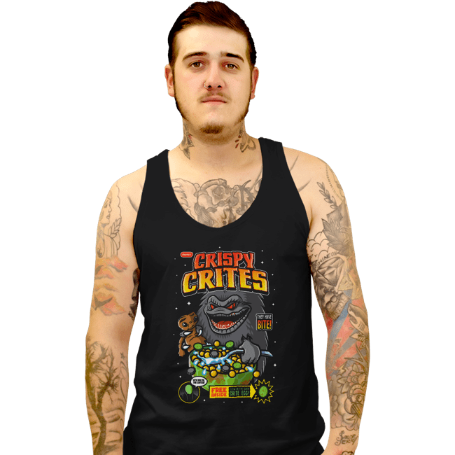 Daily_Deal_Shirts Tank Top, Unisex / Small / Black Crispy Crites