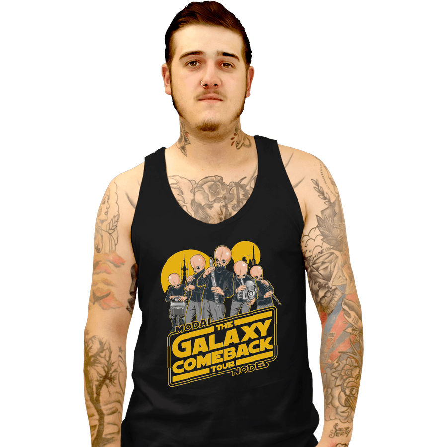 Shirts Tank Top, Unisex / Small / Black Galaxy Comeback