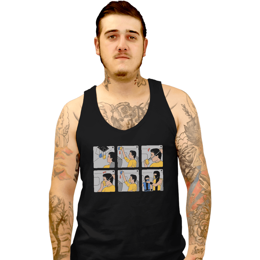 Shirts Tank Top, Unisex / Small / Black Emergency Kosplay