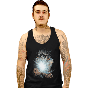 Shirts Tank Top, Unisex / Small / Black Great Wave of Power