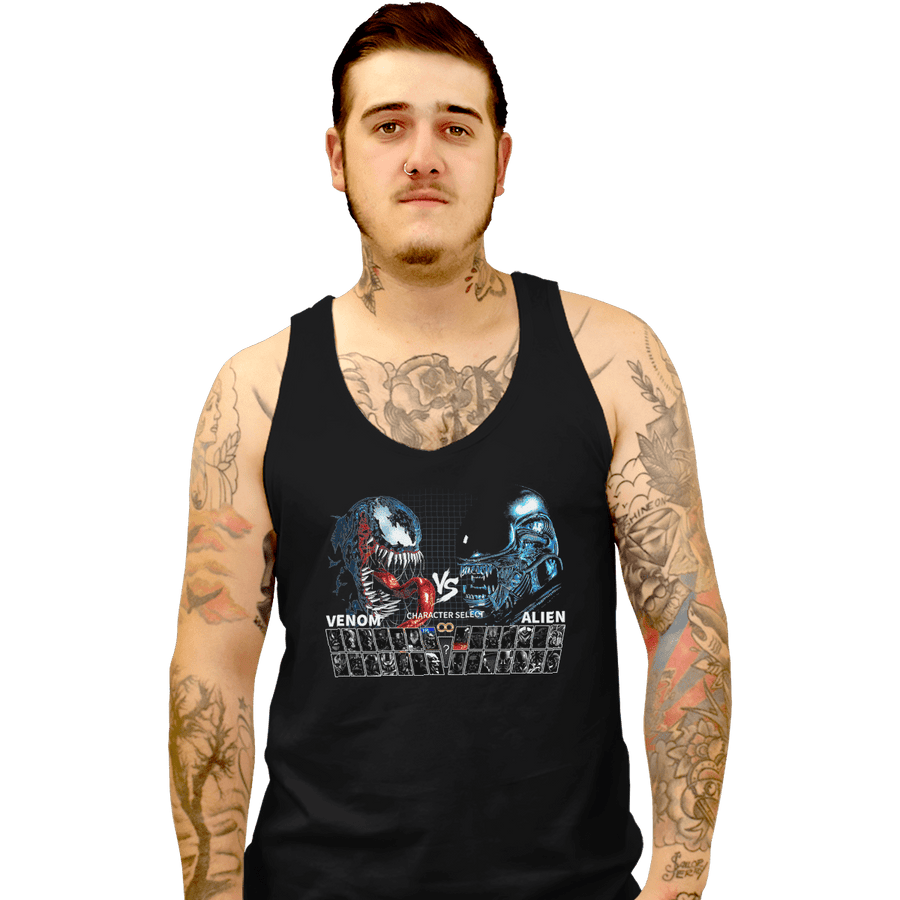 Shirts Tank Top, Unisex / Small / Black Select Venom VS Alien