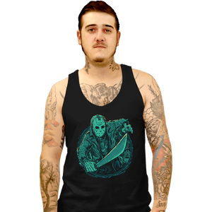 Daily_Deal_Shirts Tank Top, Unisex / Small / Black The Crystal Lake Slasher