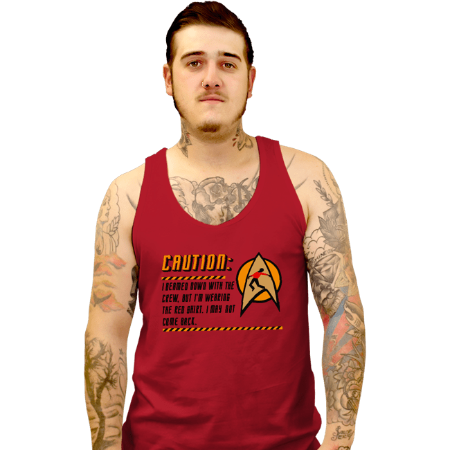 Shirts Tank Top, Unisex / Small / Red Red Shirt Guy