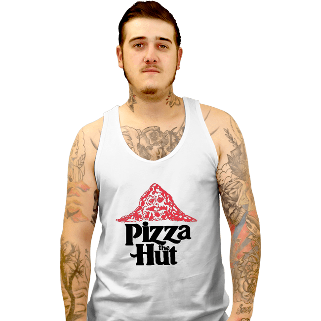 Secret_Shirts Tank Top, Unisex / Small / White Pizza-The-Hut