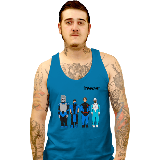Daily_Deal_Shirts Tank Top, Unisex / Small / Sapphire Freezer