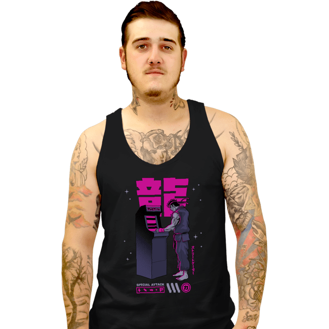 Secret_Shirts Tank Top, Unisex / Small / Black Ryu Arcade