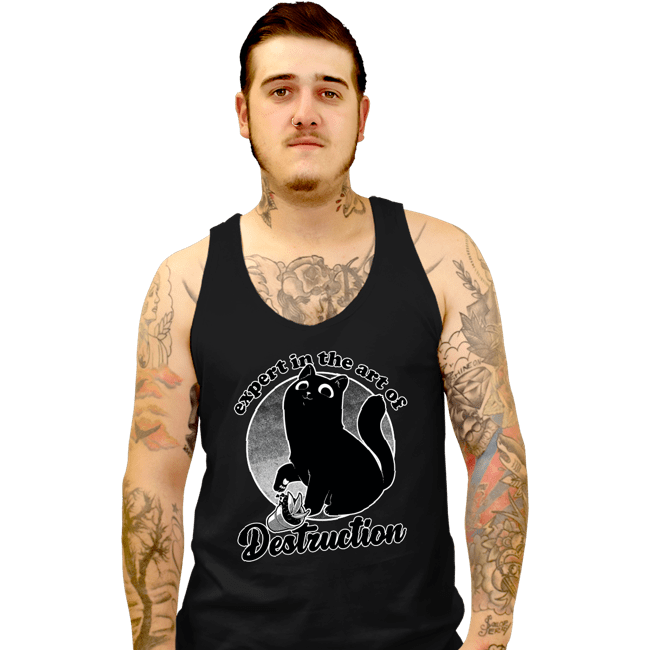 Secret_Shirts Tank Top, Unisex / Small / Black Expert In Destruction