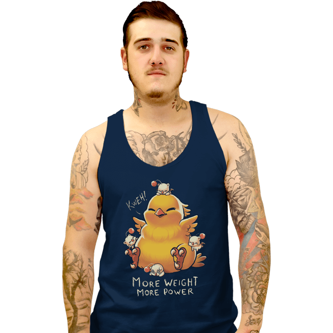 Shirts Tank Top, Unisex / Small / Navy More Big More Power