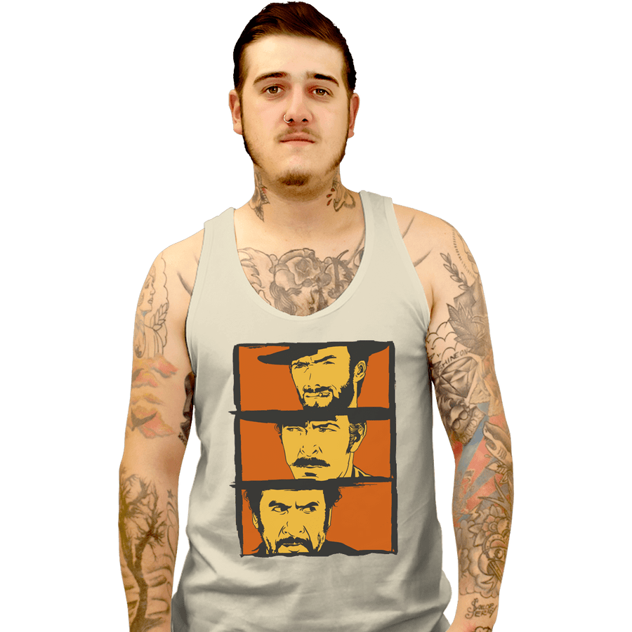 Shirts Tank Top, Unisex / Small / White The Good The Bad And The Ugly