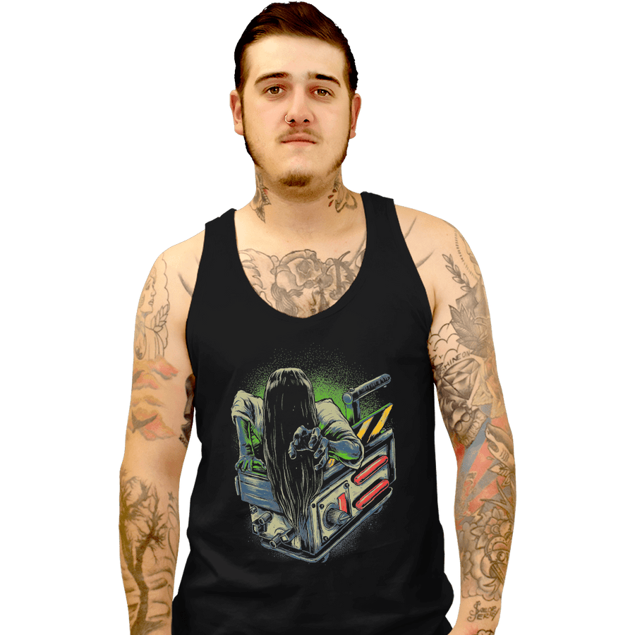 Shirts Tank Top, Unisex / Small / Black Trapped Ghost