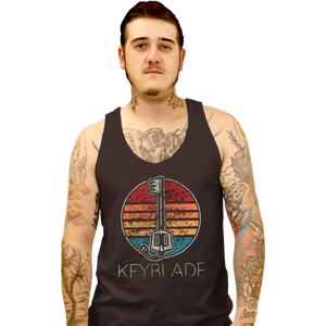 Shirts Tank Top, Unisex / Small / Black Vintage Keyblade