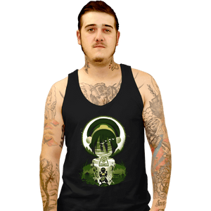 Daily_Deal_Shirts Tank Top, Unisex / Small / Black Earthbender