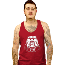 Load image into Gallery viewer, Shirts Tank Top, Unisex / Small / Red Nukem Gym
