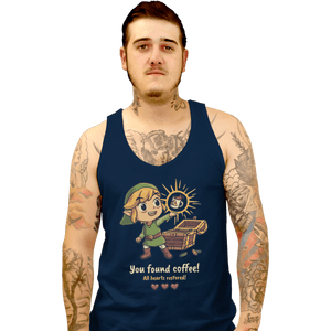 Shirts Tank Top, Unisex / Small / Navy Legendary Coffee