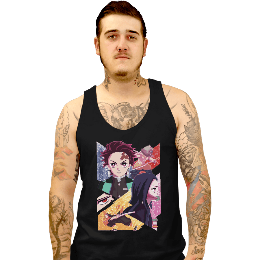 Shirts Tank Top, Unisex / Small / Black Slayer Of Demons
