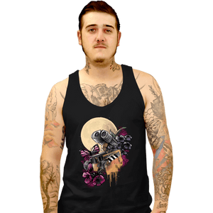 Daily_Deal_Shirts Tank Top, Unisex / Small / Black Moonlight Wall-E