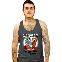 Load image into Gallery viewer, Daily_Deal_Shirts Tank Top, Unisex / Small / Charcoal Caphead
