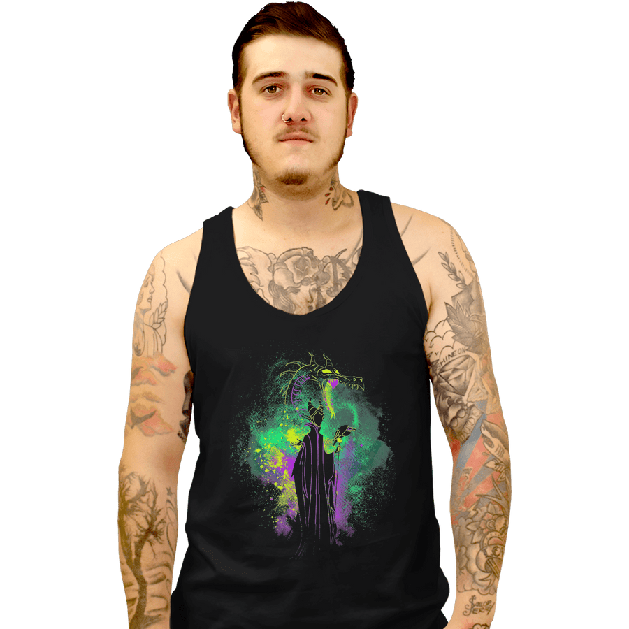 Shirts Tank Top, Unisex / Small / Black Maleficent Art