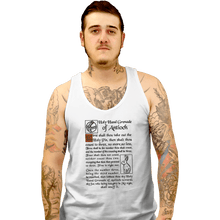 Load image into Gallery viewer, Secret_Shirts Tank Top, Unisex / Small / White Holy Hand Grenade
