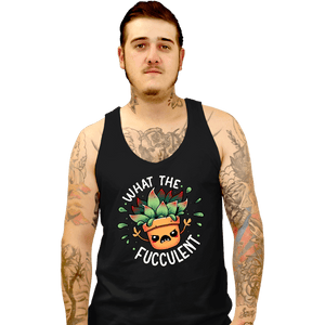 Daily_Deal_Shirts Tank Top, Unisex / Small / Black Raging Succulent