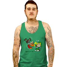 Load image into Gallery viewer, Secret_Shirts Tank Top, Unisex / Small / Irish Green Triforce Gag
