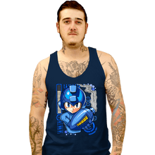 Load image into Gallery viewer, Secret_Shirts Tank Top, Unisex / Small / Navy A Metal Hero
