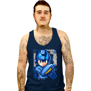 Secret_Shirts Tank Top, Unisex / Small / Navy A Metal Hero