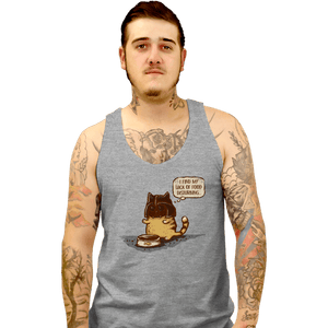 Daily_Deal_Shirts Tank Top, Unisex / Small / Sports Grey I Find My Lack Of Food Disturbing