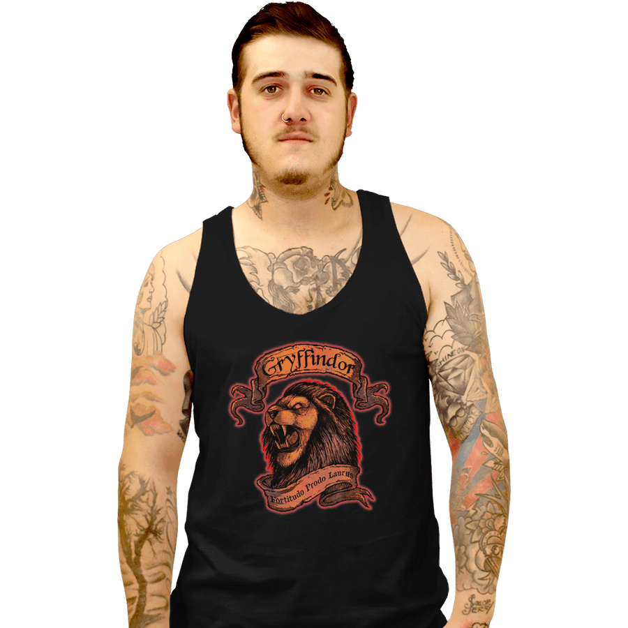 Shirts Tank Top, Unisex / Small / Black Gryffindor