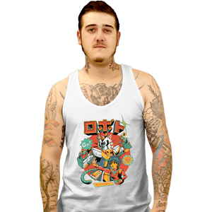 Daily_Deal_Shirts Tank Top, Unisex / Small / White Neko Roboto