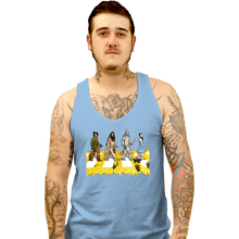 Load image into Gallery viewer, Daily_Deal_Shirts Tank Top, Unisex / Small / Powder Blue Yellow Brick Crossing
