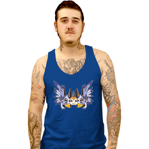 Daily_Deal_Shirts Tank Top, Unisex / Small / Royal Blue Digital Friendship