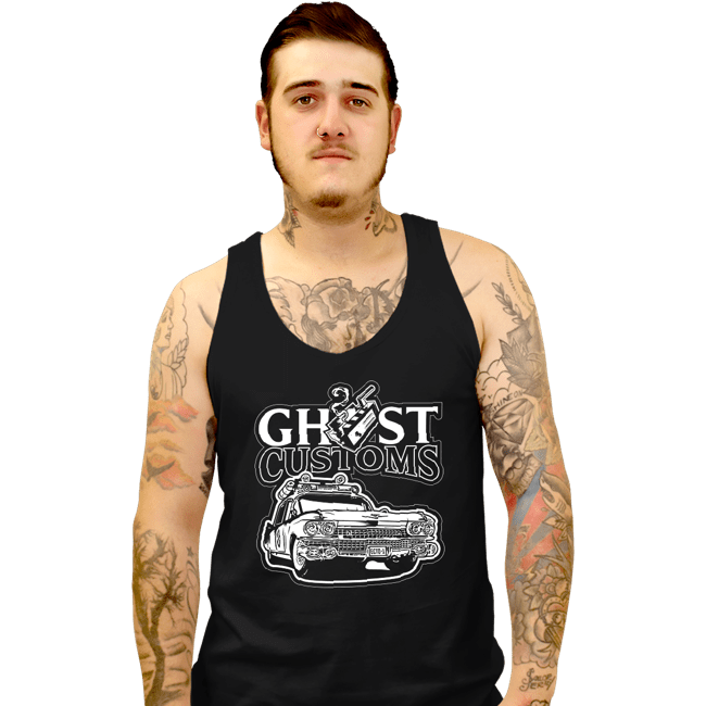 Daily_Deal_Shirts Tank Top, Unisex / Small / Black Ghost Customs